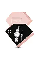 Діамантове намисто, сережки, браслет, годинник -