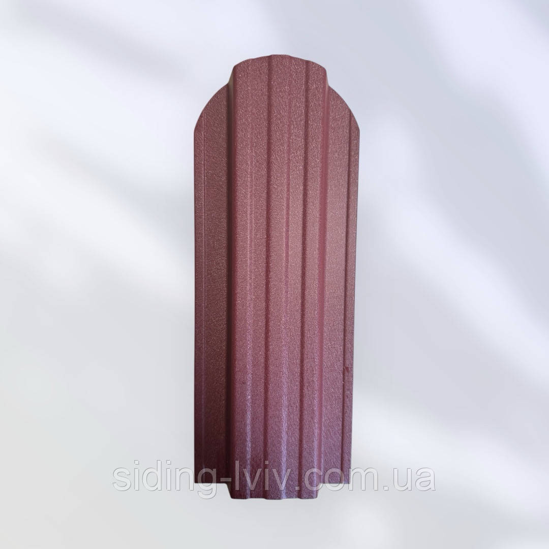 Штахети металеві червоні 115 мм 2х стороння, фото 1