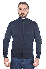 Кофта чоловіча Le Gutti 25-874-13 темно-синя, фото 2