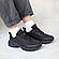 Кросівки чоловічі вологостійкі термо 593461 Чорні, фото 10