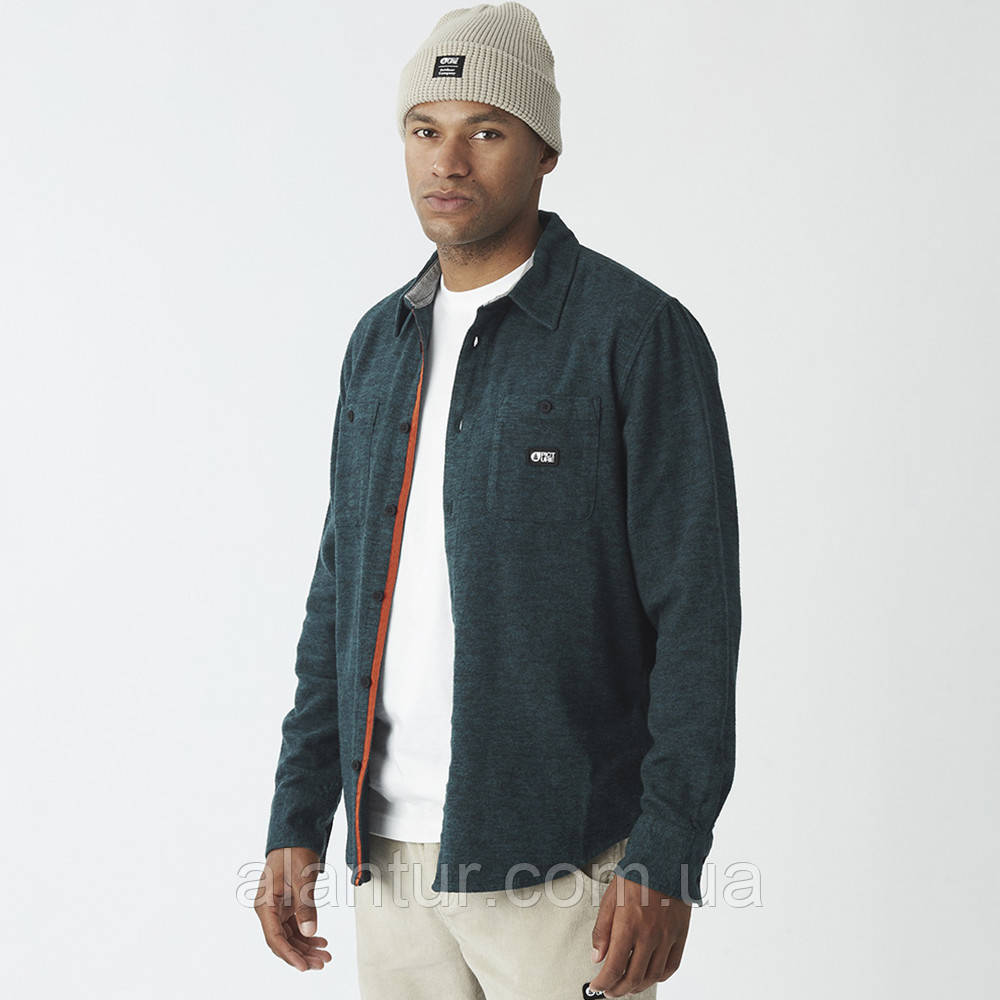 Picture Organic рубашка Lewell deep water L, фото 1