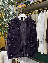 Неймовірний жіночий кардиган, тканина "Альпака" 58, 60, 62 розмір 58, фото 4