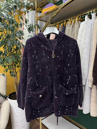 Неймовірний жіночий кардиган, тканина "Альпака" 58, 60, 62 розмір 58, фото 1