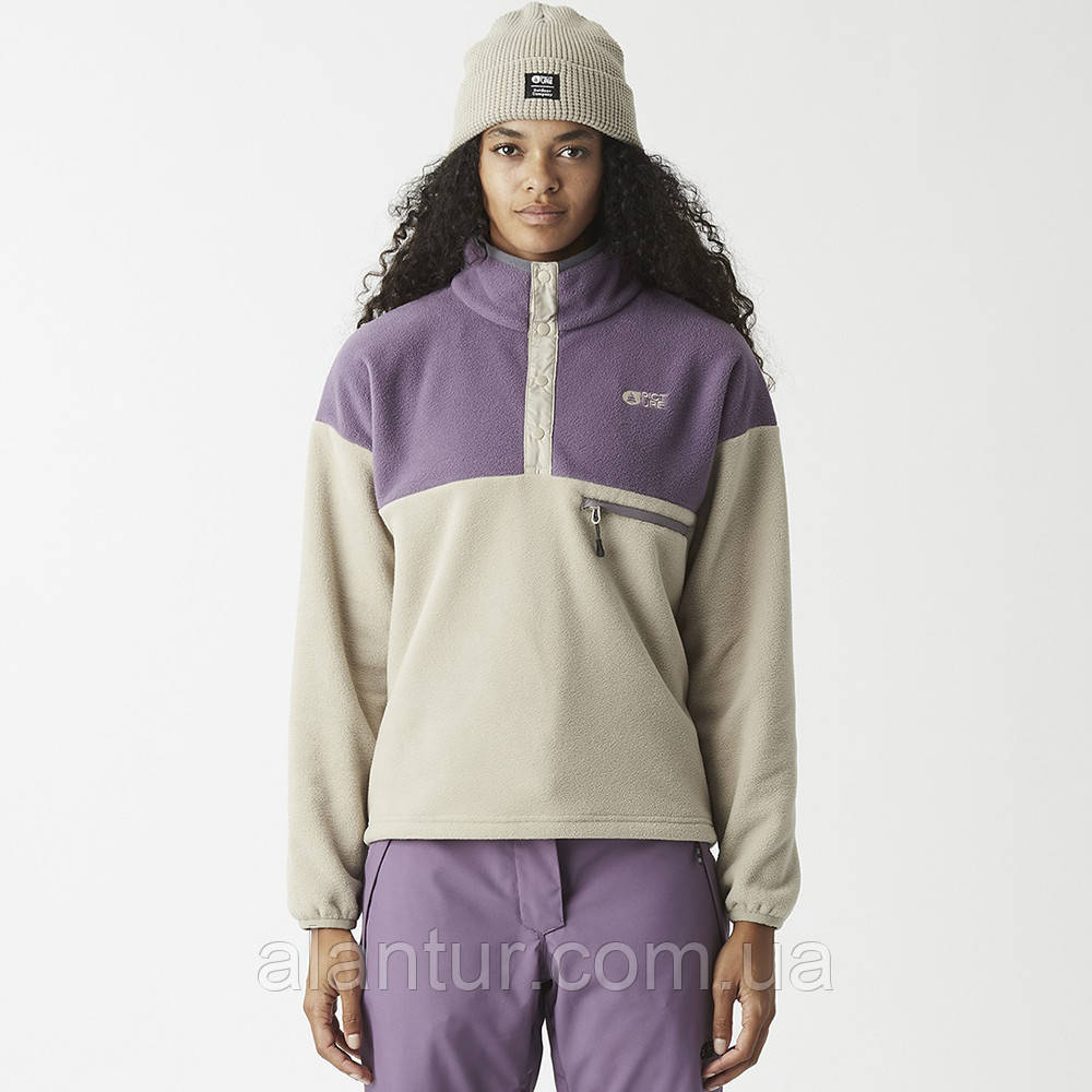 Picture Organic реглан флісовий Arcca 1/4 W pure cashmere M, фото 1