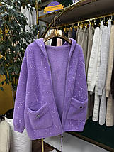 Неймовірний жіночий кардиган, тканина "Альпака" 58, 60, 62 розмір 58, фото 3