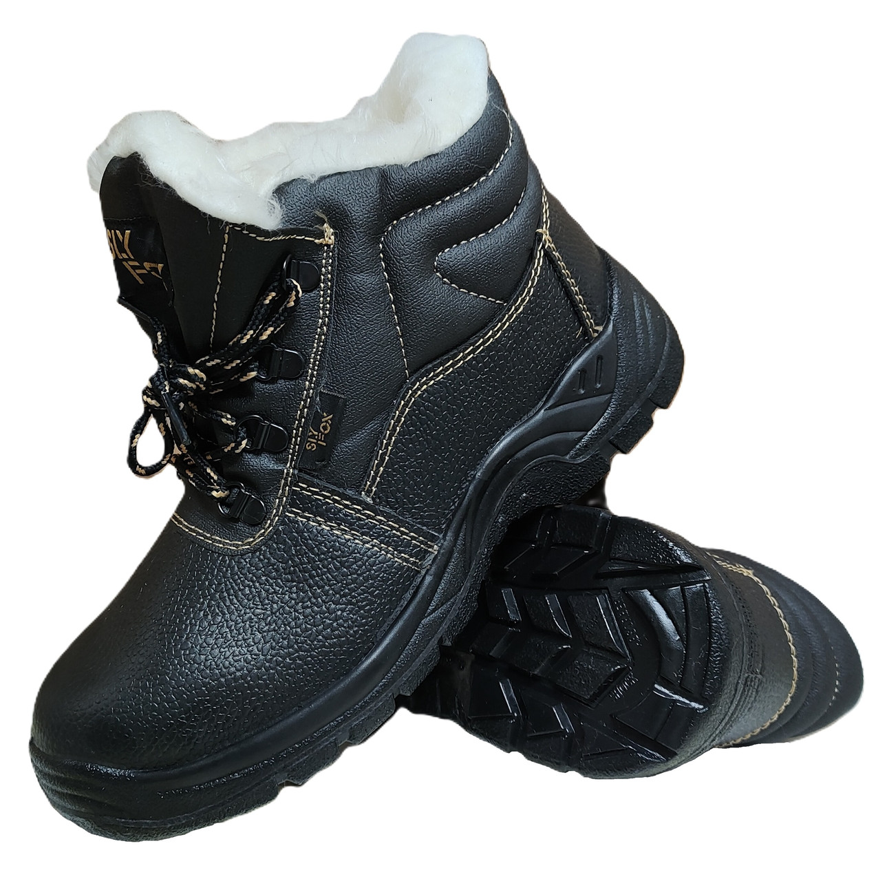 Спецвзуття робоче черевики теплі з металевим підноском "OX-SLX-TO-SB" (зима) "Reis" Польща, фото 1