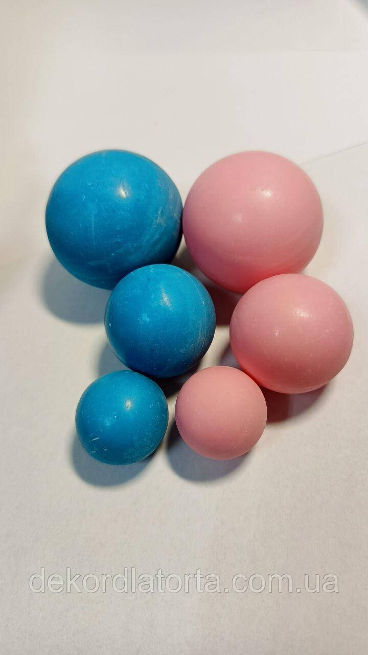 Набір шоколадних сфер для гендер паті 6 шт