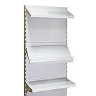 Овочевий стелаж металевий 1900х600 мм ТИП 3, приставний стелаж в магазин, пристінний стелаж для овочів та фруктів, фото 3