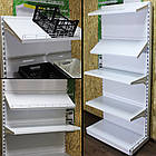 Овочевий стелаж металевий 1900х750 мм ТИП 3, приставний стелаж в магазин, пристінний стелаж для овочів та фруктів, фото 3