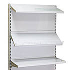 Овочевий стелаж металевий 1900х950 мм ТИП 3, приставний стелаж в магазин, пристінний стелаж для овочів та фруктів, фото 4