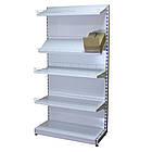 Овочевий стелаж металевий 1900х950 мм ТИП 3, приставний стелаж в магазин, пристінний стелаж для овочів та фруктів, фото 2