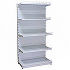 Овочевий стелаж металевий 1900х950 мм ТИП 3, приставний стелаж в магазин, пристінний стелаж для овочів та фруктів, фото 3