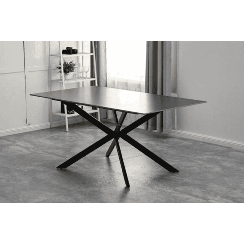 Стіл кухонний Грінвіч, мармурова стільниця, металевий каркас, фото 1