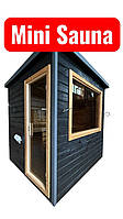 Міні-сауна 2,0х2,35м з термодерева — компактна розкіш від Thermowood Production
