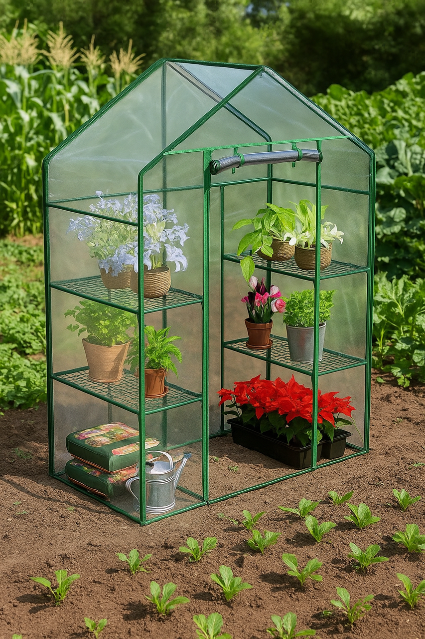 Садова теплиця 195х140х70 см. 4922, фото 1