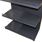 Торговий стелаж овочевий 1900х1200 мм ТИП 3, приставний стелаж металевий, для торгівлі овочами, стелаж для фруктів, фото 3