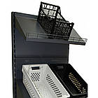 Торговий стелаж овочевий 1900х750 мм ТИП 3, приставний стелаж металевий, для торгівлі овочами, стелаж для фруктів, фото 3