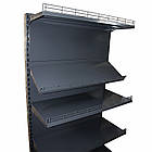 Торговий стелаж овочевий 1900х1200 мм ТИП 3, приставний стелаж металевий, для торгівлі овочами, стелаж для фруктів, фото 4