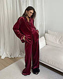 Костюм Домашній трійка Норма + Батал "Бархіт". Розміри: 42-46, 48-50, фото 2