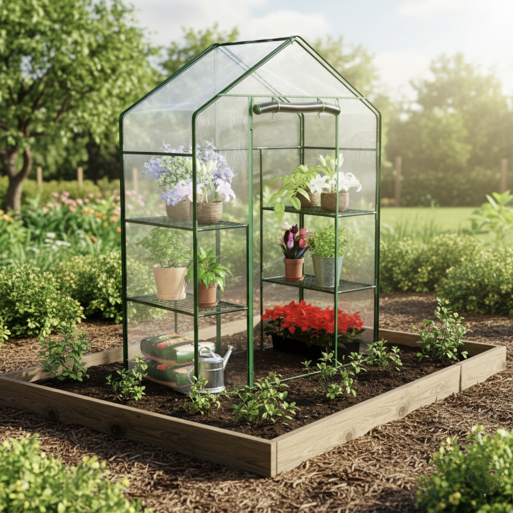 Теплиця GARDEN FLO 143x73x195 см, фото 1