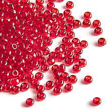Бісер Preciosa10, 50г, 50г, №103-31119/90090, прозорий, темно-червоний