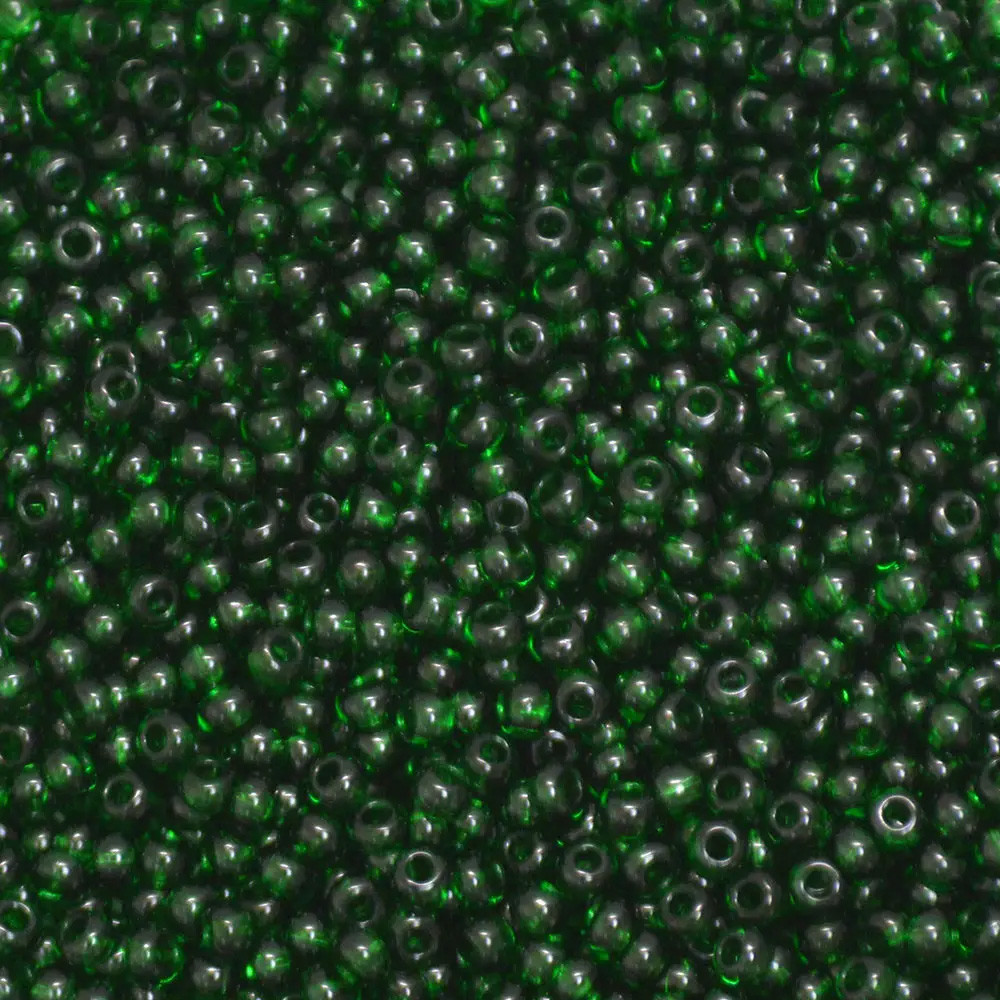 Бісер Preciosa10, No121-31119/50060, прозорий, зелений насичений, фото 1