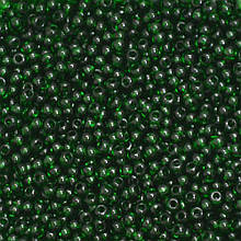 Бісер Preciosa10, No121-31119/50060, прозорий, зелений насичений