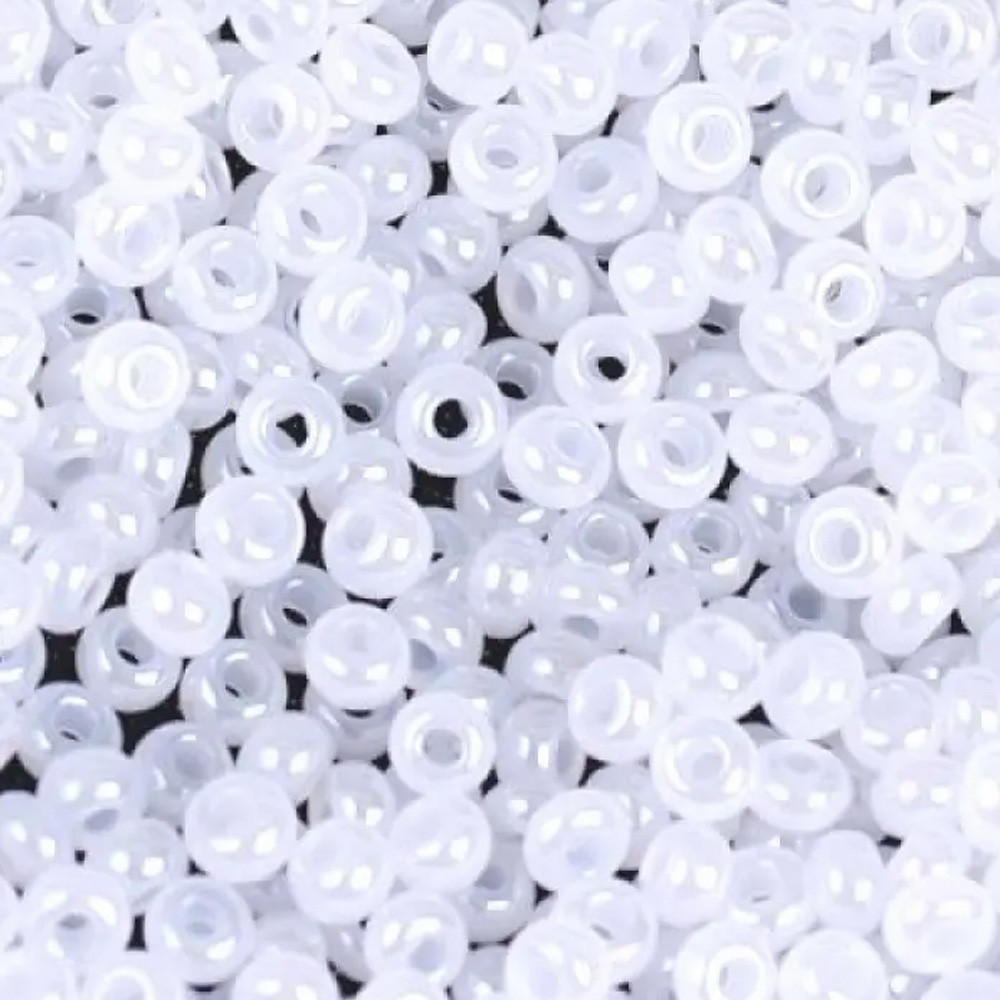Бісер Preciosa10, No33139/0050/10 прозорий матовий, білий, фото 1