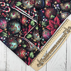 Футер двунитка "Солодке Різдво"- 180см. (діджитал)