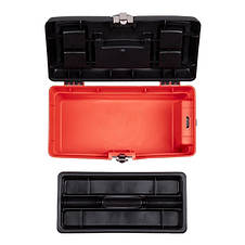 Ящик для інструментів з металевими замками INTERTOOL (BX-1113) 13"/330×180×165 мм, фото 3