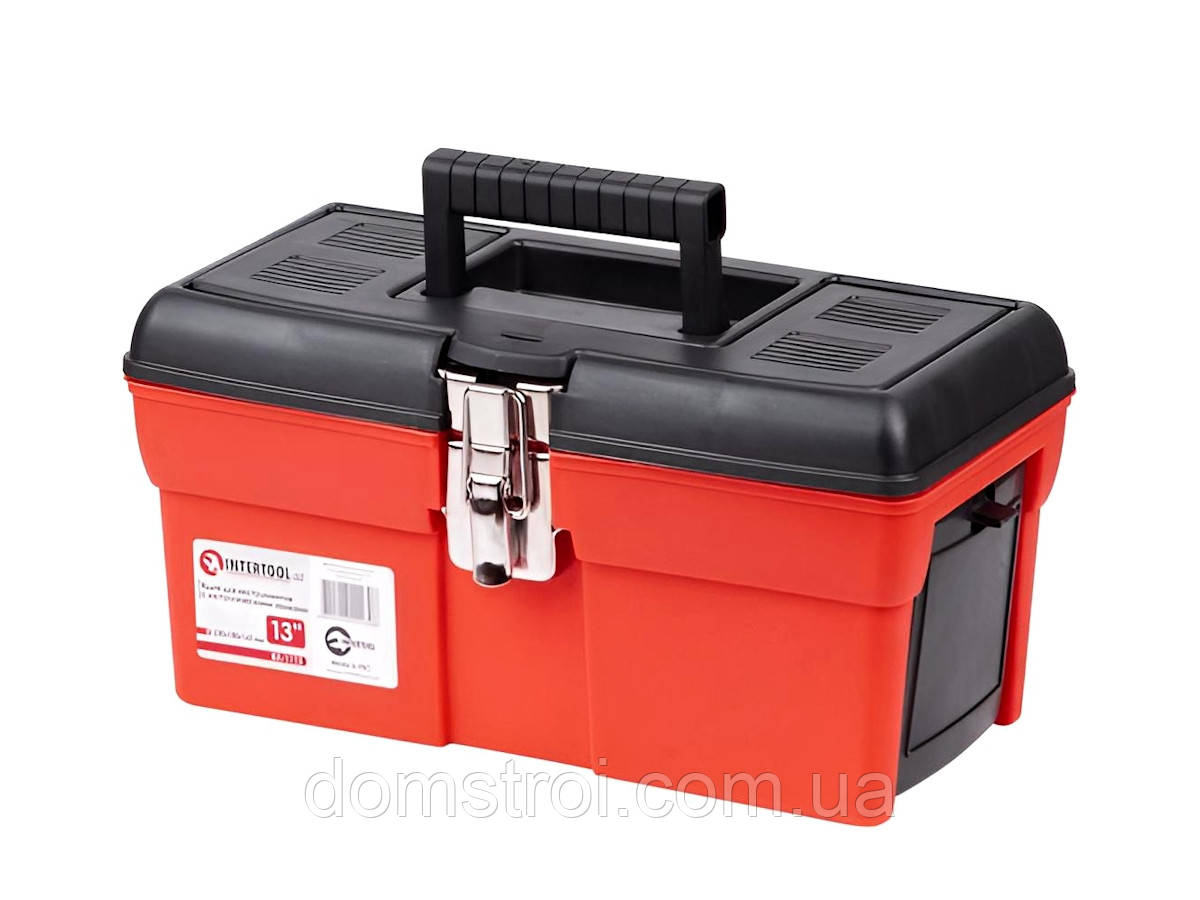 Ящик для інструментів з металевими замками INTERTOOL (BX-1113) 13"/330×180×165 мм