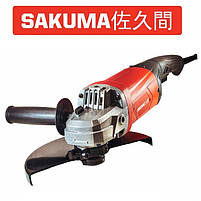 Кутова шліфувальна машина велика SAKUMA AG230H з блокуванням шпинделя і плавним пуском, фото 3