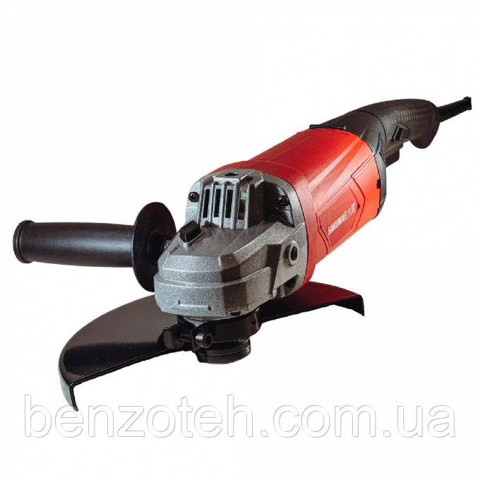 Кутова шліфувальна машина велика SAKUMA AG230H з блокуванням шпинделя і плавним пуском, фото 1