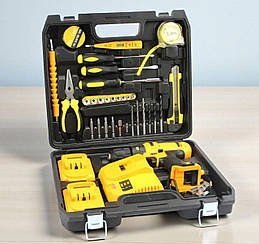 Шуруповерт 1016/11 з набором інструментів, 2 акумулятори, пластиковий кейс