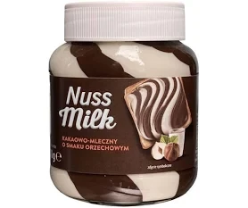 Паста шоколадно-молочна з горіхом Nuss Milk 400 г Польща