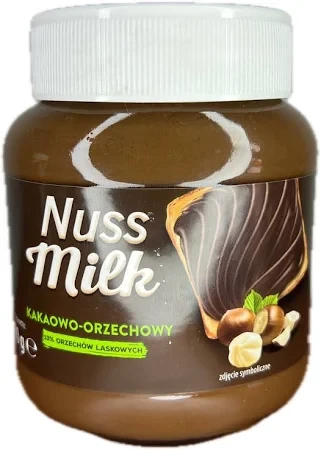 Шоколадно-горіховий крем Nuss Milk Krem 400 г