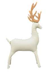 НР186 Стояча фігура КИТАЙ-КТ Олень кремовий (УП)