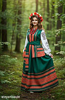 Яскравий етнічний костюм дівчини-українки "Касіяна"