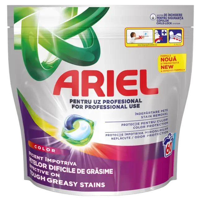 Капсули для прання Ariel Color для кольорової білизни, 60 шт