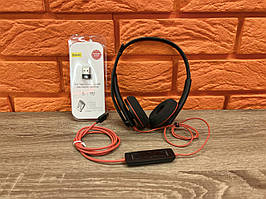 Професійна гарнітура Poly (Plantronics) Blackwire C3220 (Type-C) Stereo + Адаптер