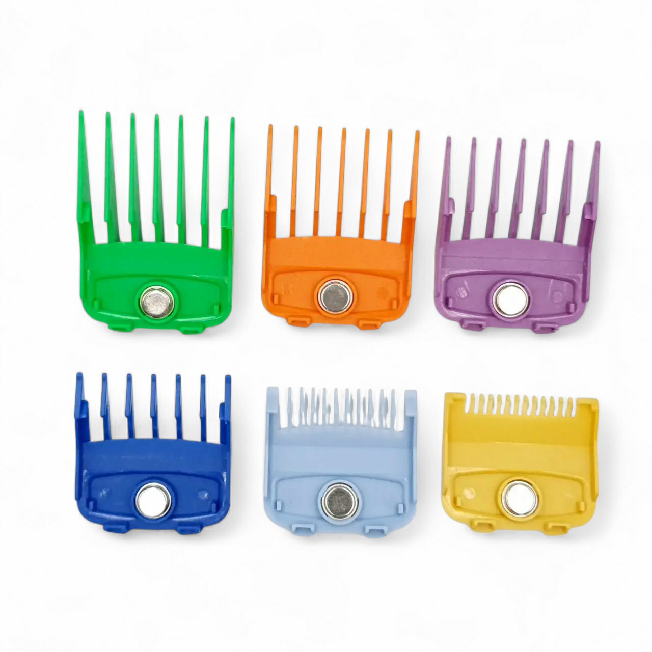 Набір Універсальних Насадок на магнітах (6 шт) 1.5–13 мм, для Машинок Andis, Babyliss, Wahl, JRL (та ін.), 46 мм., фото 1