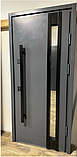 Метал-МДФ зі склопакетом ручкою (ТЕРМОРОЗРИВ на рамі), фото 3