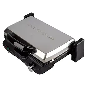 Гриль контактний GRUNHELM G1866 1.8 кВт 260°С дві панелі рельєфної форми з антипригарним покриттям механічний