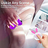Вагінальні кульки Кегеля з вібрацією 12 режимів Фіолетовий, фото 5