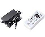 LED-маска MK-3430 з насадкою для шиї 7 світлових режимів мікротокова терапія, фото 5