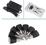 LED-маска MK-3430 з насадкою для шиї 7 світлових режимів мікротокова терапія, фото 7