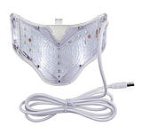 LED-маска MK-3430 з насадкою для шиї 7 світлових режимів мікротокова терапія, фото 9