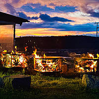 Кострова чаша Сохатий Big (вкрита вогнетривкою фарбою)., фото 3