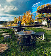 Кострова чаша Сохатий Big (вкрита вогнетривкою фарбою)., фото 8