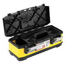 Ящик для інструментів з металевими замками INTERTOOL (BX-2018) 18"/462×212×177 мм, фото 2